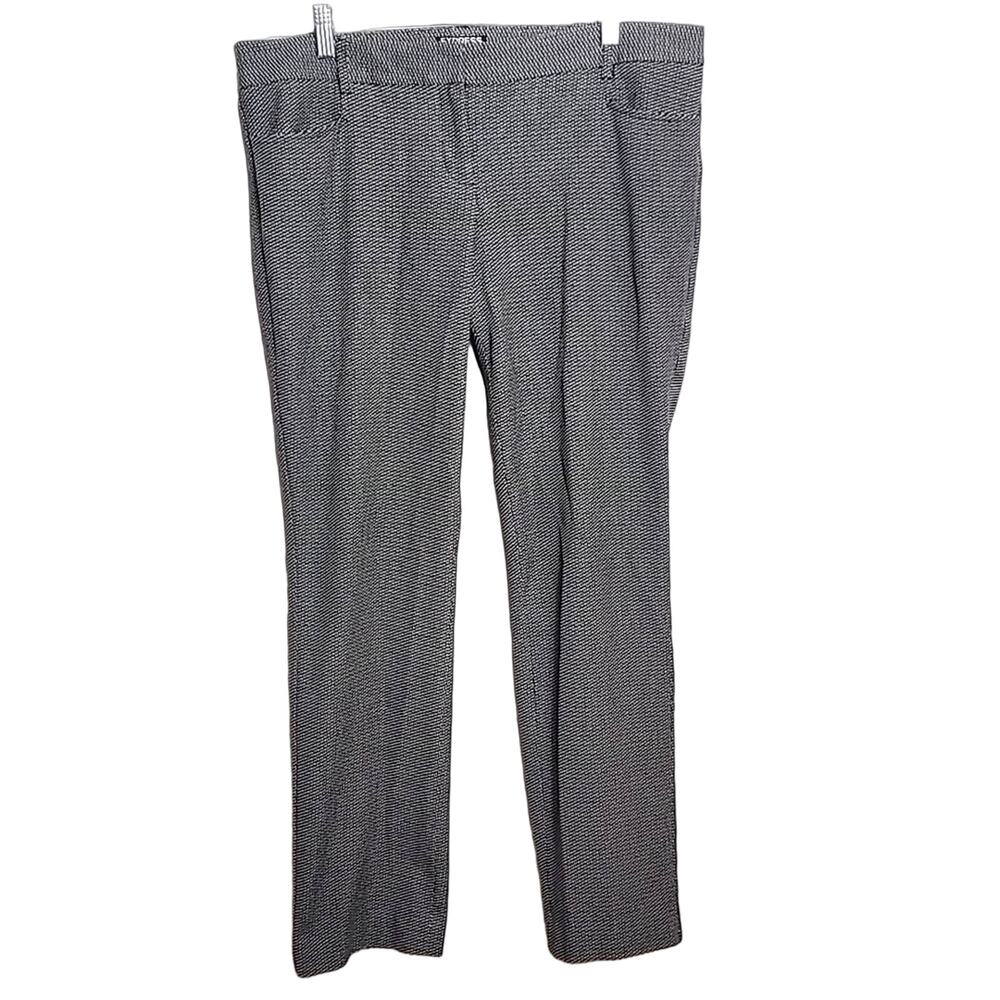 Express Columnist Black/White Columnist Pants, 12R